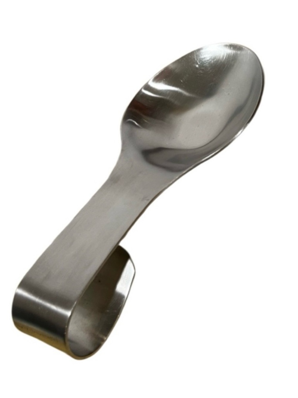 Amco 18/8 Stainless Steel Clip-On Pot Spoon Rest Kitchen Utensil Holder